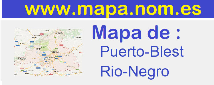 mapa de  Puerto-Blest