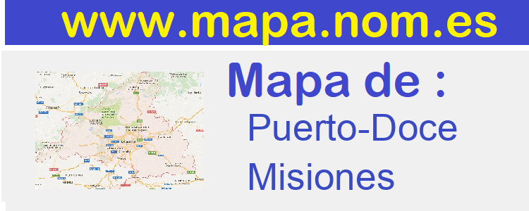 mapa de  Puerto-Doce