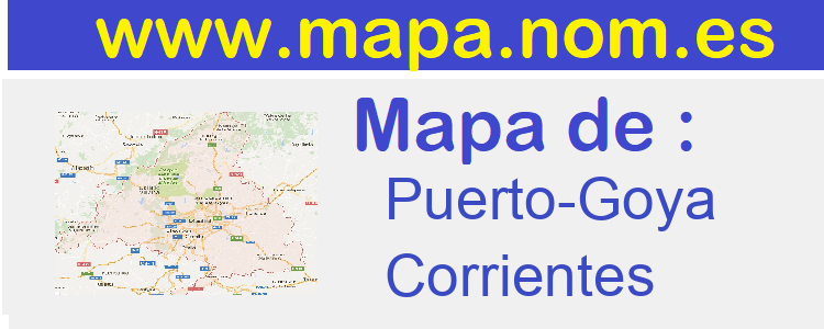 mapa de  Puerto-Goya