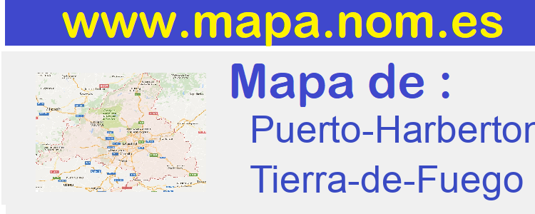 mapa de  Puerto-Harberton