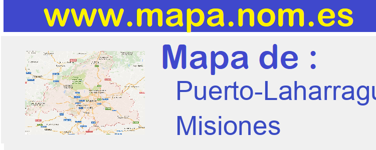 mapa de  Puerto-Laharrague