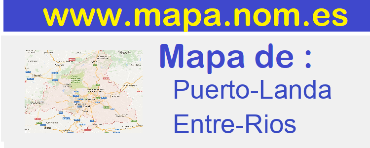 mapa de  Puerto-Landa