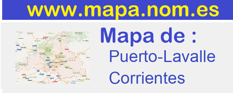 mapa de  Puerto-Lavalle