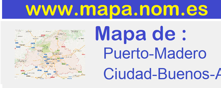 mapa de  Puerto-Madero