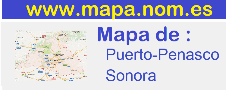 mapa de  Puerto-Penasco