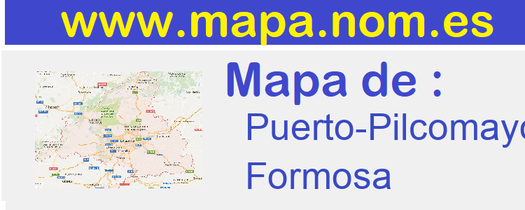 mapa de  Puerto-Pilcomayo