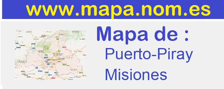 mapa de  Puerto-Piray