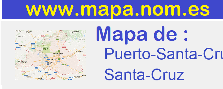 mapa de  Puerto-Santa-Cruz