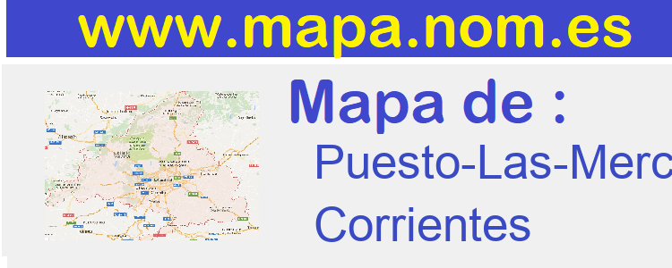 mapa de  Puesto-Las-Mercedes