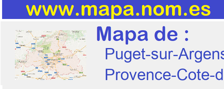 mapa de  Puget-sur-Argens
