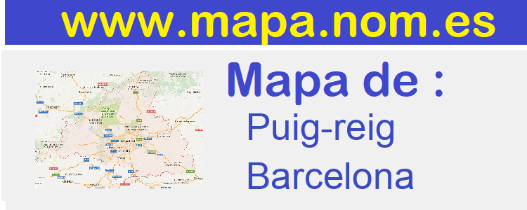 mapa de  Puig-reig