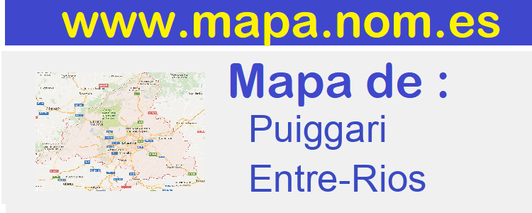 mapa de  Puiggari
