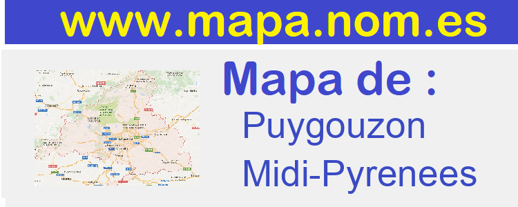mapa de  Puygouzon