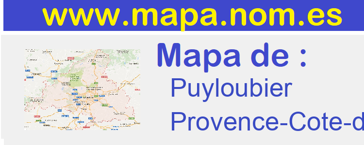mapa de  Puyloubier