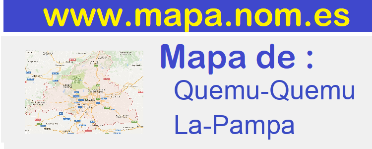 mapa de  Quemu-Quemu