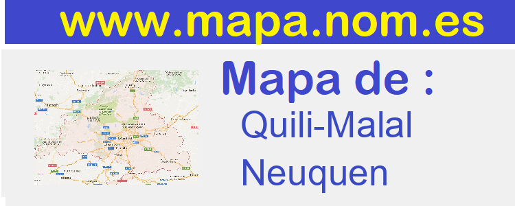 mapa de  Quili-Malal