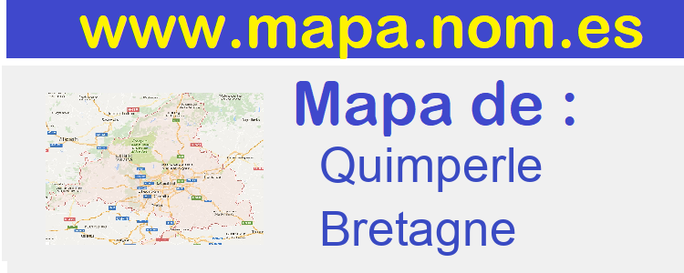 mapa de  Quimperle