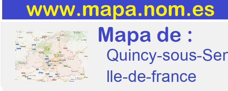 mapa de  Quincy-sous-Senart