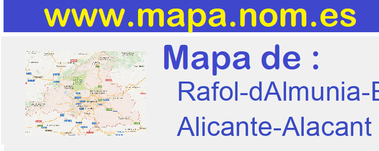 mapa de Rafol-dAlmunia-El