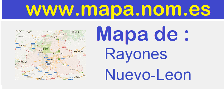 mapa de  Rayones
