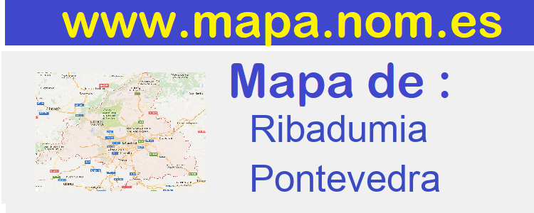 mapa de  Ribadumia