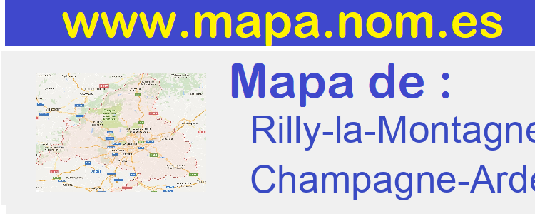mapa de  Rilly-la-Montagne