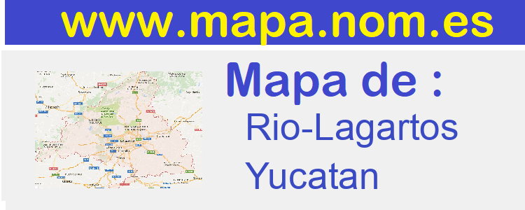 mapa de  Rio-Lagartos