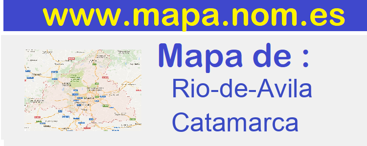mapa de  Rio-de-Avila