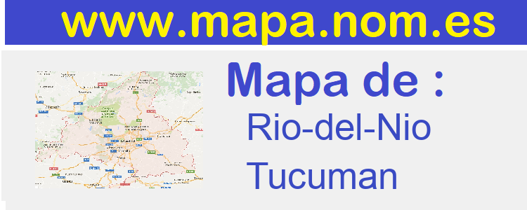 mapa de  Rio-del-Nio