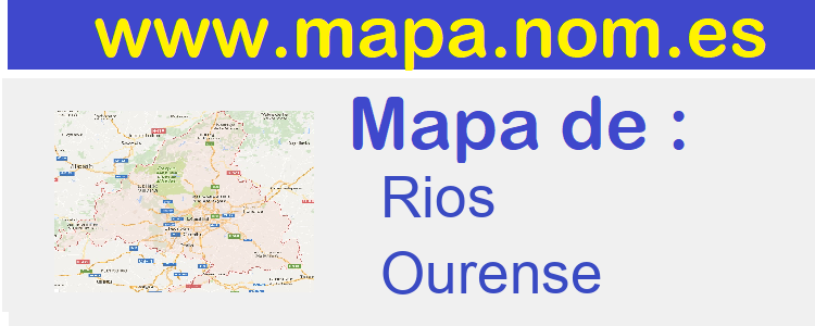 mapa de  Rios