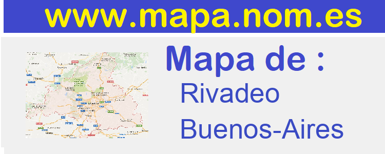 mapa de  Rivadeo