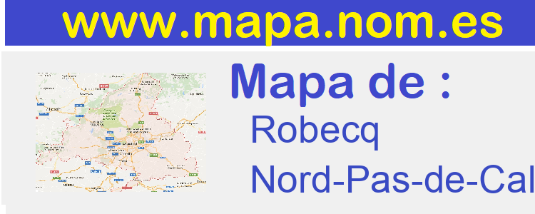 mapa de  Robecq