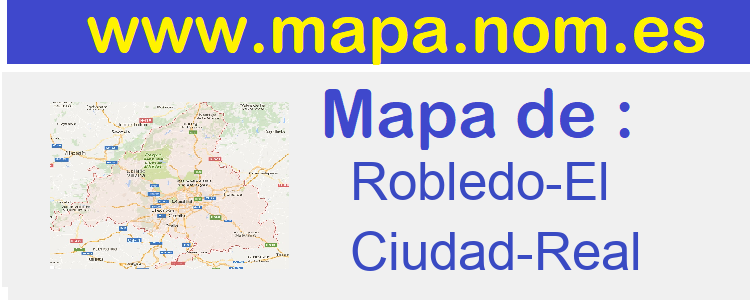mapa de  Robledo-El