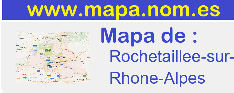 mapa de  Rochetaillee-sur-Saone