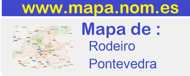 mapa de  Rodeiro