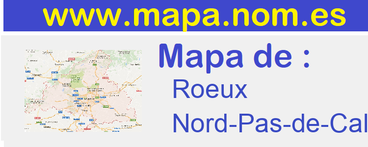 mapa de  Roeux