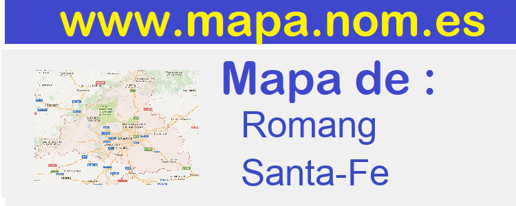 mapa de  Romang