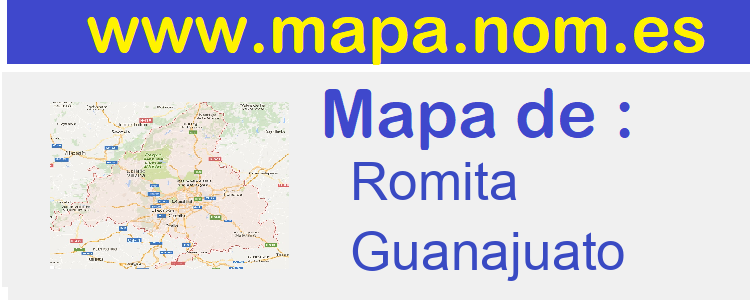 mapa de  Romita