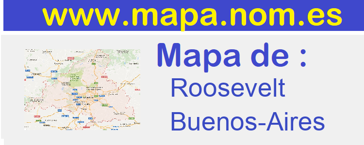 mapa de  Roosevelt