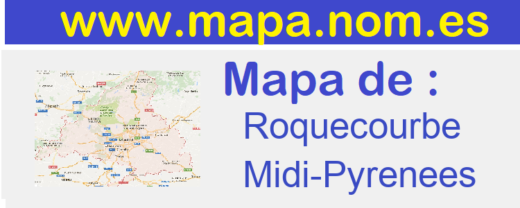 mapa de  Roquecourbe