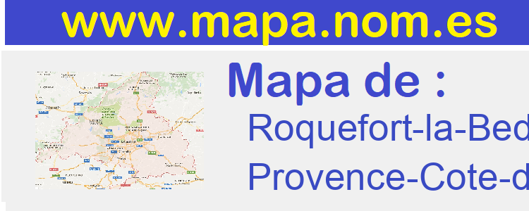 mapa de  Roquefort-la-Bedoule