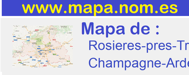 mapa de  Rosieres-pres-Troyes