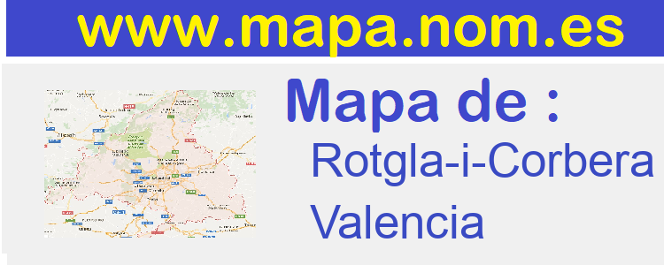 mapa de  Rotgla-i-Corbera