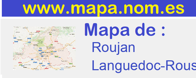 mapa de  Roujan