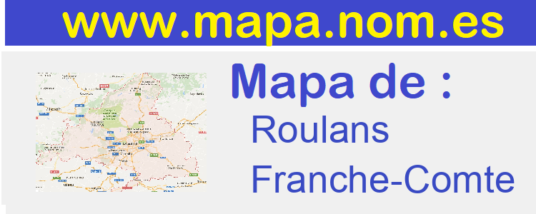 mapa de  Roulans