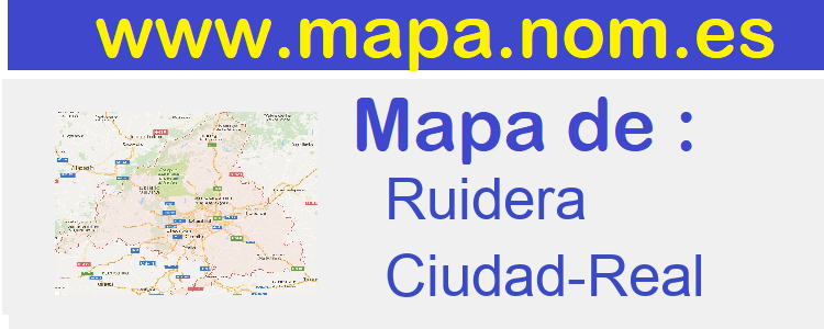 mapa de  Ruidera