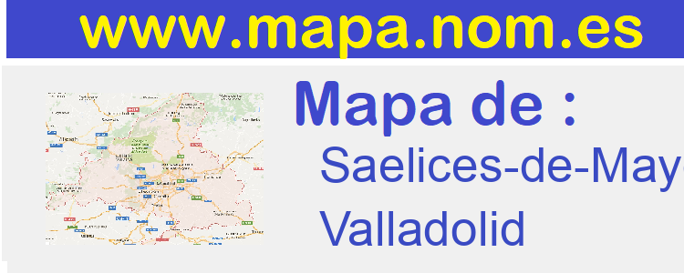 mapa de  Saelices-de-Mayorga