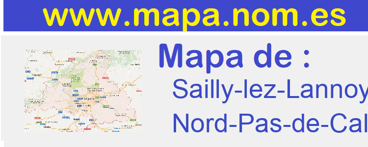 mapa de  Sailly-lez-Lannoy