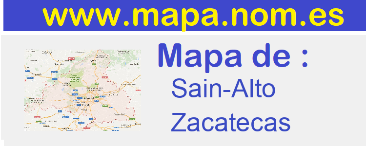 mapa de  Sain-Alto