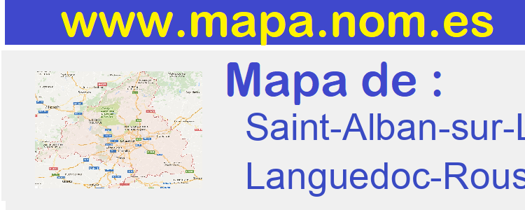 mapa de  Saint-Alban-sur-Limagnole